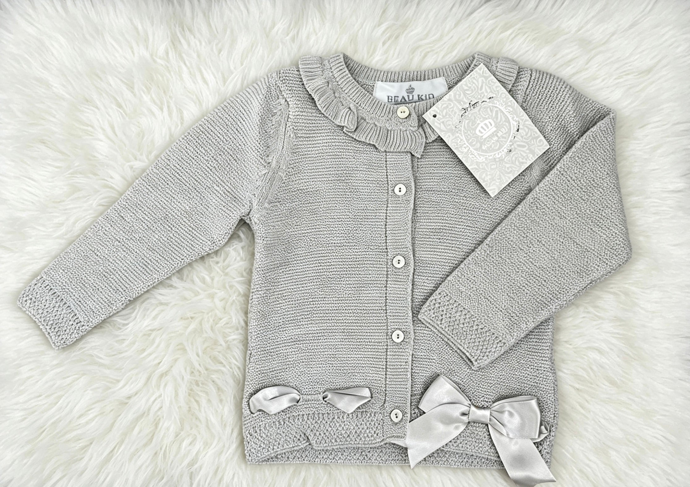 Beau Kid grey cardigan