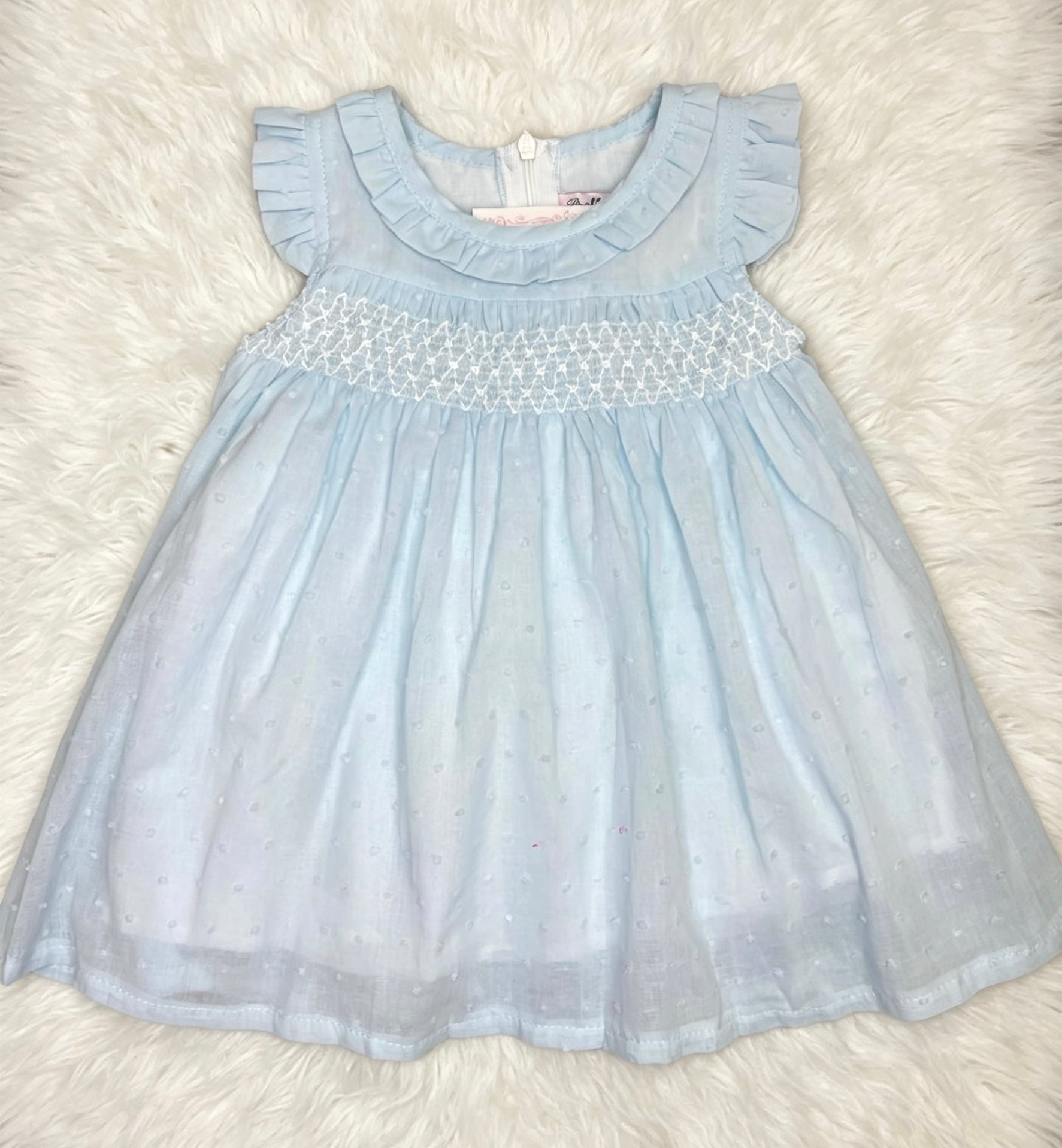 Blue smock dress