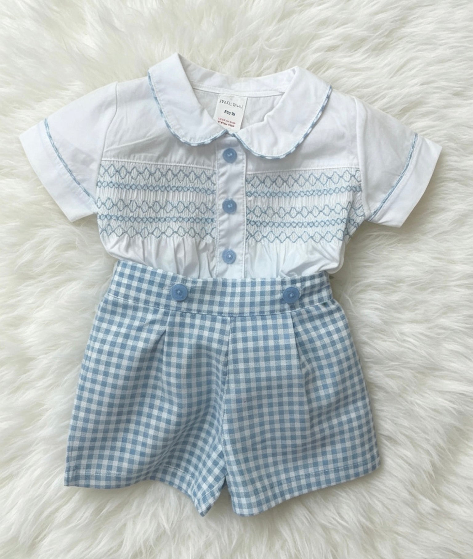 Mabini boy smocked set